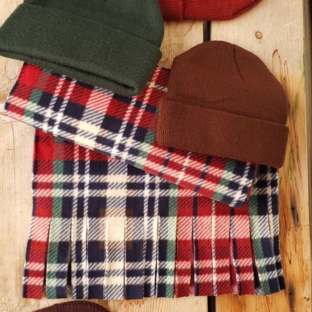 Luxury Fleece Plaid Scarf 🧣